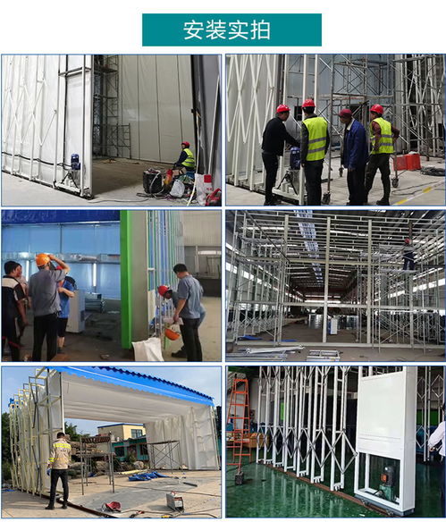 環(huán)保型電動移動噴漆房定做 伸縮噴漆房生產廠家